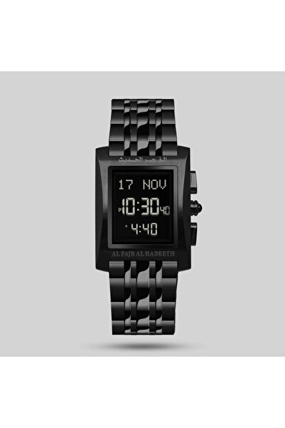 ALFAJR Modern Fajr Deluxe Black Watch Model AL 204 BB
