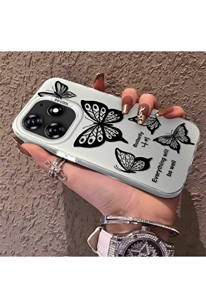 Hontinga حافظة هاتف تكنو سبارك 10 برو 4G متوافقة مع السيليكون ذات حافة صلبة و...