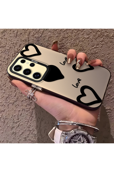 Hontinga حافظة هاتف سامسونج جالاكسي S24 الترا متوافقة مع حافة السيليكون الصلب...