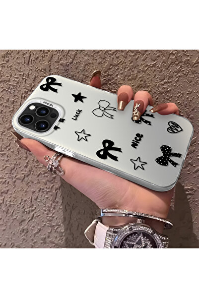 Hontinga حافظة هاتف آيفون 16 برو متوافقة مع السيليكون ذات الحواف الصلبة والمض...