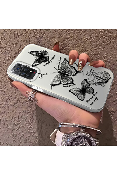 Hontinga حافظة هاتف Redmi Note 11 Pro 4G متوافقة مع الحواف السيليكونية الصلبة...