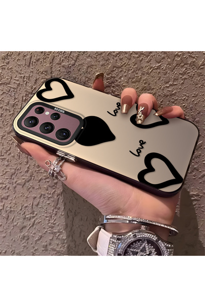 Hontinga حافظة هاتف سامسونج جالاكسي S22 الترا متوافقة مع الحواف السيليكونية ا...