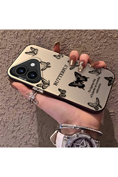 Hontinga حافظة هاتف من السيليكون متوافقة مع هاتف iPhone 16، ذات حافة على شكل ...