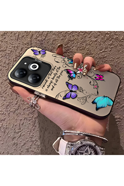 Hontinga حافظة هاتف Infinix Hot 40i متوافقة مع حافة السيليكون الصلبة ومضادة ل...