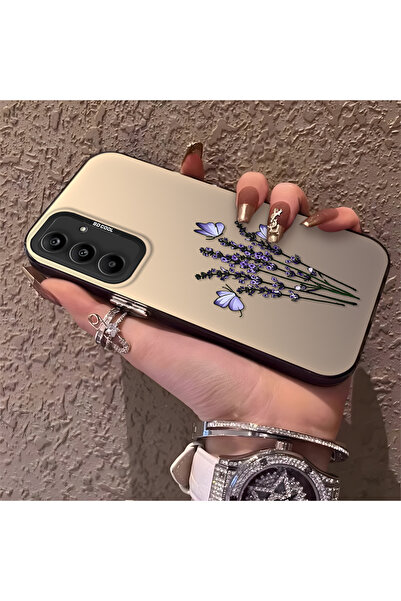 Hontinga حافظة هاتف سامسونج جالاكسي A25 متوافقة مع حافة السيليكون الصلبة والم...