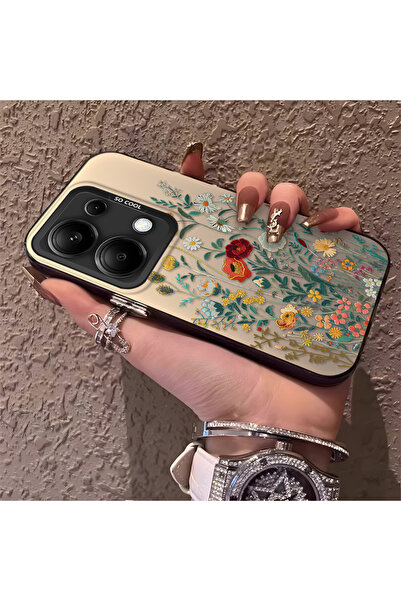 Hontinga حافظة هاتف ريدمي نوت 14S متوافقة مع الحواف السيليكونية الصلبة والمضا...