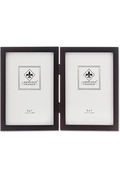 ASTERA Espresso Dark Walnut Hinged Double 14X18 cm Frame Wood