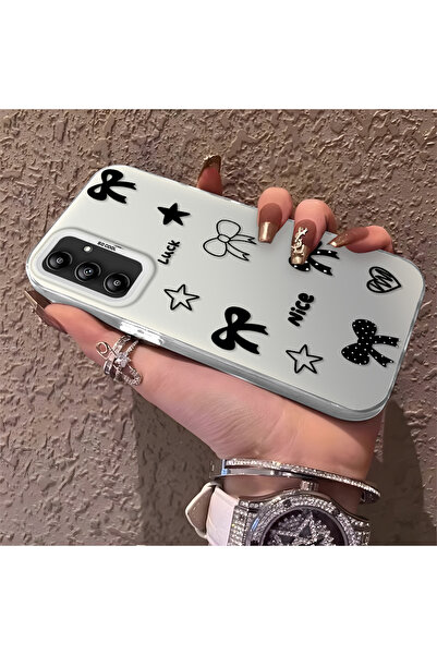 Hontinga حافظة هاتف سامسونج جالاكسي A14 متوافقة مع الحافة السيليكونية الصلبة ...