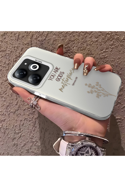 Hontinga حافظة هاتف Infinix Hot 40i متوافقة مع حافة السيليكون الصلبة ومضادة ل...