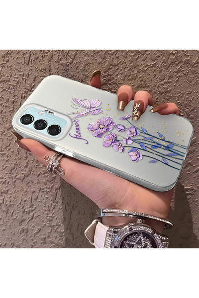 Hontinga حافظة هاتف سامسونج جالاكسي M15 متوافقة مع الحواف السيليكونية الصلبة ...