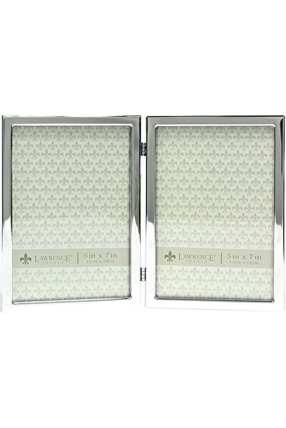 ASTERA Silver Color Metal 13X18 cm Double Frame
