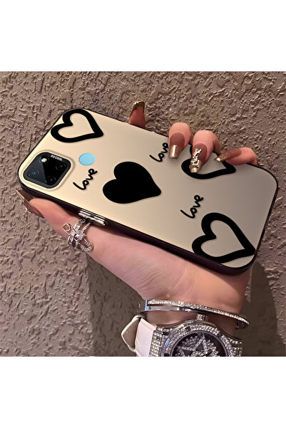 Hontinga حافظة هاتف Realme C21Y متوافقة مع الحواف السيليكونية الصلبة والمضادة...