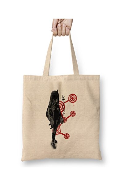 Toyaso Deadman Wonderland Shiro White Tote Bag Long Handle Shopping Bag Beach...