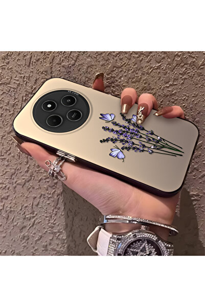 Hontinga حافظة هاتف Redmi 14C متوافقة مع حافة السيليكون الصلبة ومضادة للسقوط،...