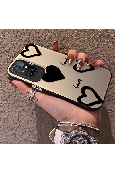 Hontinga حافظة هاتف Redmi 10 2022 متوافقة مع الحواف السيليكونية الصلبة والمضا...