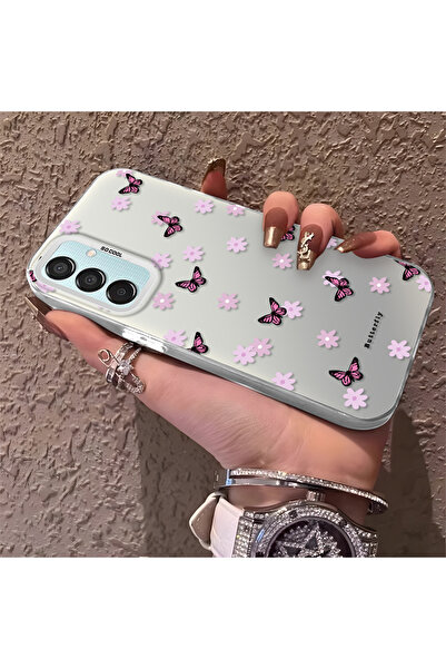 Hontinga حافظة هاتف سامسونج جالاكسي M15 متوافقة مع الحواف السيليكونية الصلبة ...