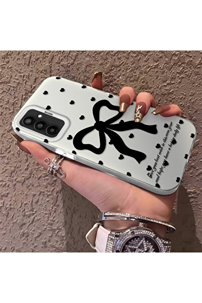 Hontinga حافظة هاتف سامسونج جالاكسي M13 متوافقة مع حافة السيليكون الصلبة ومضا...