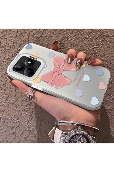 Hontinga حافظة هاتف Realme C51 متوافقة مع الحواف السيليكونية الصلبة والمضادة ...