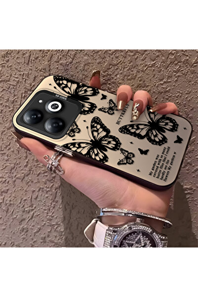 Hontinga حافظة هاتف تكنو سبارك جو 2024 متوافقة مع الحواف السيليكونية الصلبة و...