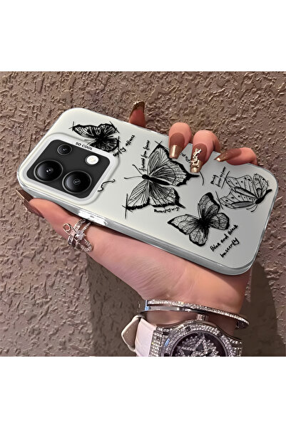 Hontinga حافظة هاتف Redmi Note 13 4G متوافقة مع السيليكون ذات الحواف الصلبة و...