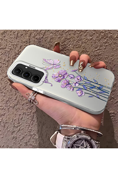 Hontinga حافظة هاتف سامسونج جالاكسي A55 متوافقة مع الحواف السيليكونية الصلبة ...