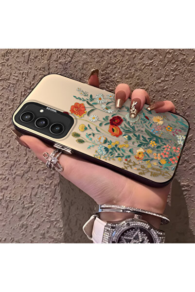 Hontinga حافظة هاتف سامسونج جالاكسي S23 Fe متوافقة مع حافة السيليكون الصلبة و...