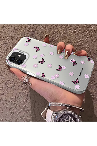 Hontinga حافظة هاتف آيفون 12 برو متوافقة مع السيليكون ذات الحواف الصلبة والمض...