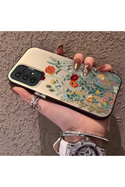 Hontinga حافظة هاتف سامسونج جالاكسي A23 متوافقة مع الحواف السيليكونية الصلبة ...