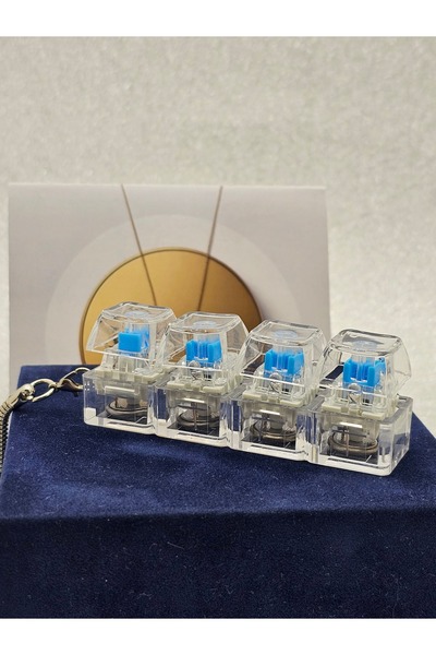 Mosso Steel Çelik Anahtarlık Mekanik Klavye Görünüm 4 Tuşlu Rgb Işıklı