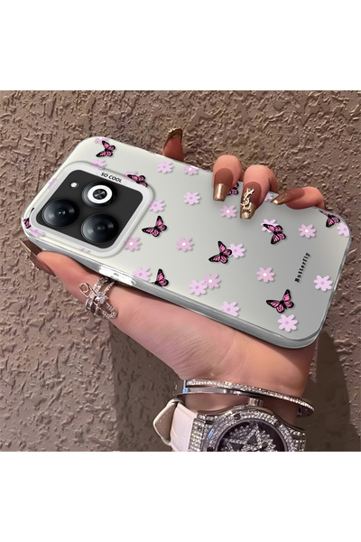 Hontinga حافظة هاتف تكنو سبارك 20 متوافقة مع حافة السيليكون الصلبة ومضادة للس...