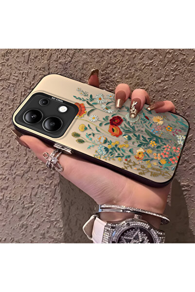 Hontinga حافظة هاتف Redmi Note 13 4G متوافقة مع الحواف السيليكونية الصلبة وال...