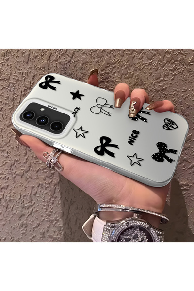 Hontinga حافظة هاتف سامسونج جالاكسي A54 متوافقة مع حافة السيليكون الصلبة والم...