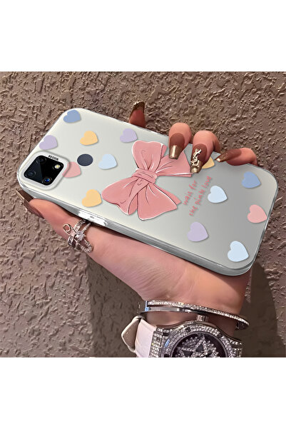 Hontinga حافظة هاتف Realme C25 متوافقة مع الحواف السيليكونية الصلبة والمضادة ...