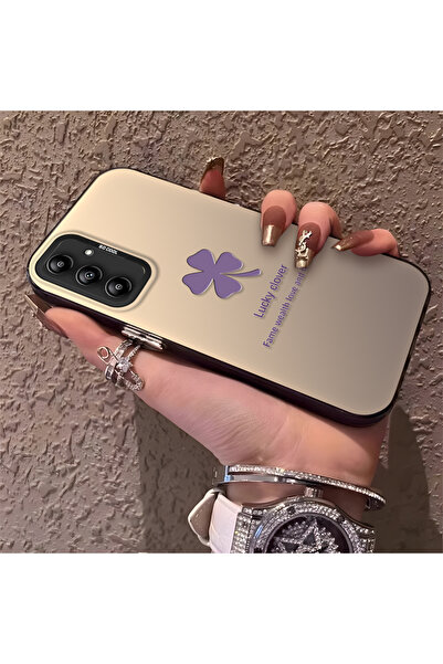 Hontinga حافظة هاتف سامسونج جالاكسي A14 4G متوافقة مع الحواف السيليكونية الصل...