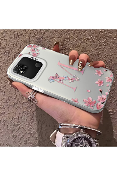 Hontinga Redmi 9C Uyumlu Silikon Kenar Sert Arka Anti Düşme Telefon Kılıfı MA...