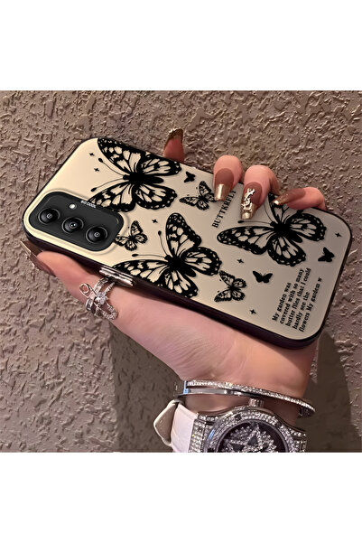 Hontinga حافظة هاتف سامسونج جالاكسي A14 4G متوافقة مع الحواف السيليكونية الصل...