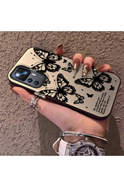 Hontinga حافظة هاتف Mi 12T متوافقة مع الحواف السيليكونية الصلبة والمضادة للسق...