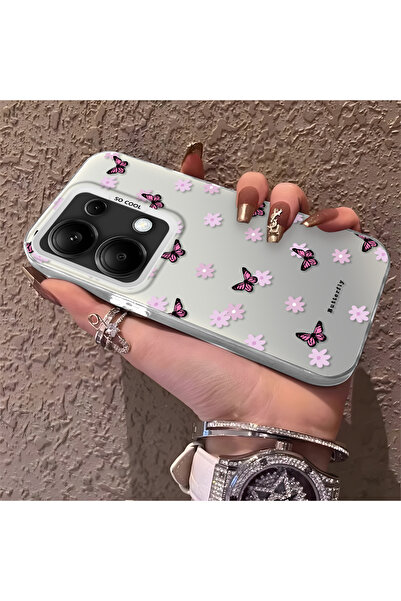 Hontinga حافظة هاتف Poco M6 Pro 4G متوافقة مع السيليكون ذات الحواف الصلبة ومض...