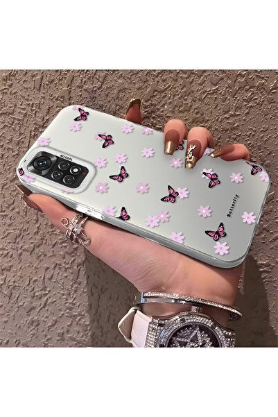 Hontinga Redmi Note 11 Compatible Silicone Edge Hard Back Anti-Fall Phone Cas...