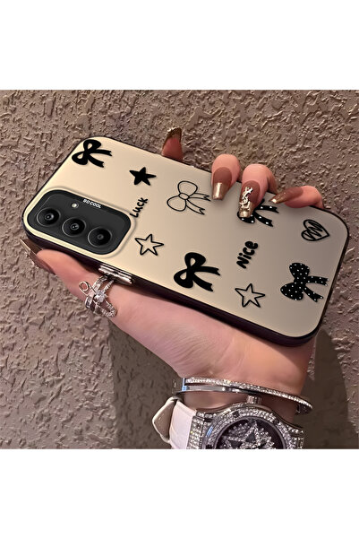 Hontinga حافظة هاتف سامسونج جالاكسي A25 متوافقة مع حافة السيليكون الصلبة والم...