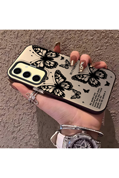 Hontinga حافظة هاتف سامسونج جالاكسي S24 Fe متوافقة مع الحواف السيليكونية الصل...