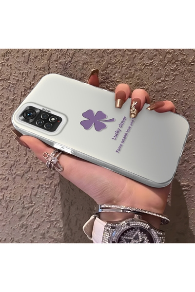 Hontinga Redmi Note 11 Compatible Silicone Edge Hard Back Anti-Fall Phone Cas...