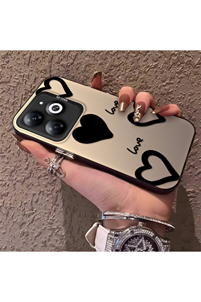 Hontinga حافظة هاتف Infinix Hot 40i متوافقة مع الحواف السيليكونية الصلبة والم...