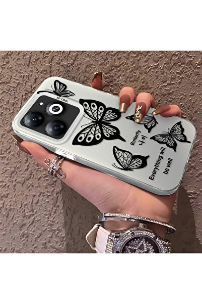 Hontinga حافظة هاتف تكنو سبارك 20 متوافقة مع حافة السيليكون الصلبة ومضادة للس...