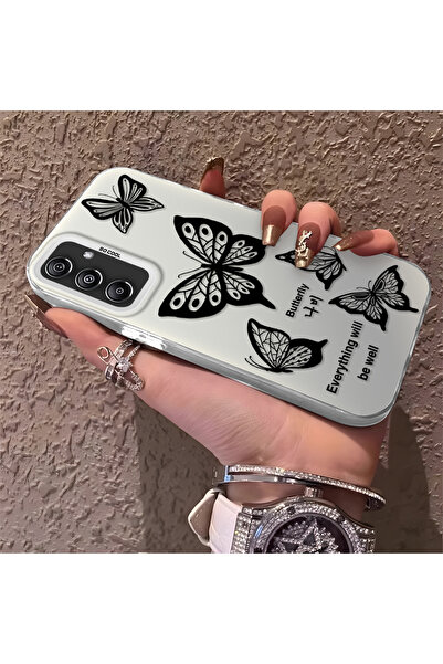 Hontinga حافظة هاتف سامسونج جالاكسي A24 متوافقة مع الحافة السيليكونية الصلبة ...