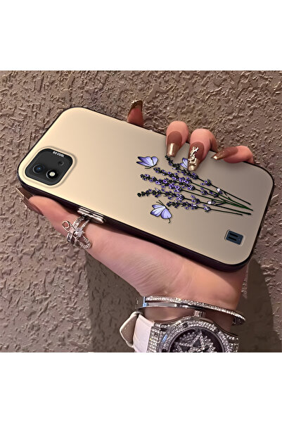 Hontinga حافظة هاتف Realme C11 2021 متوافقة مع حافة السيليكون الصلبة والمضادة...