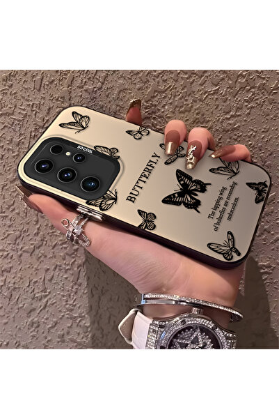 Hontinga حافظة هاتف سامسونج جالاكسي S23 الترا متوافقة مع السيليكون ذات حافة ع...