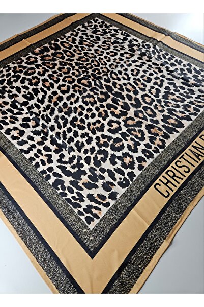 Shiva Scarfs Leopard Pattern Voile Silk Scarf Silk Scarfs Hijab Shawl Accesso...