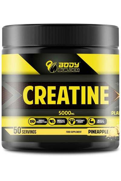 Body Builder كرياتين ٥٠٠٠ ملغ بنكهة الأناناس، ٣٠٠ غرام