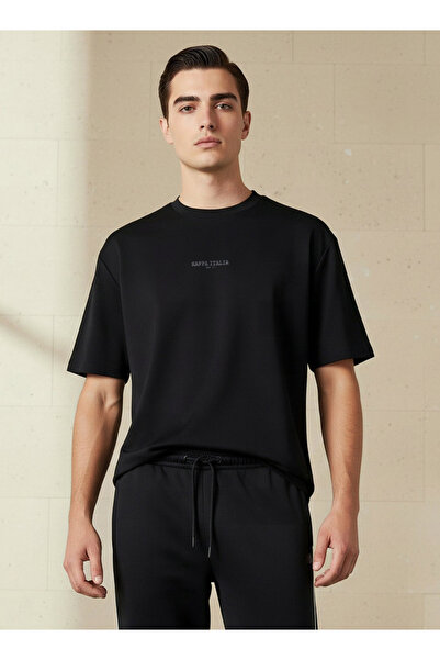 Kappa تي شيرت رجالي بطبعة شعار